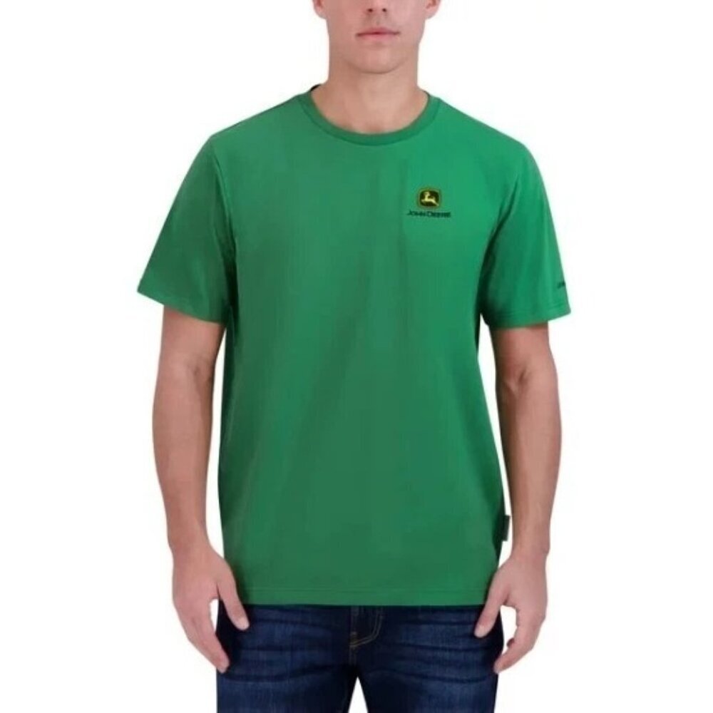 New John Deere Men's Xl Green Short Sleeve T-Shirt Cotton